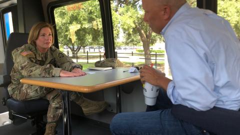 Rep. Chip Roy with LTG Richardson