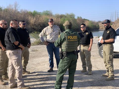 Congressman roy with USBP